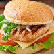 Chicken breast burger